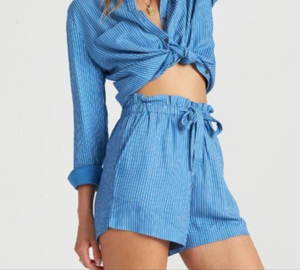 Billabong Sliding Rock Ruffle Waist Shorts